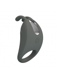 Серое эрекционное кольцо с вибрацией Master Ring - Baile - в Саранске купить с доставкой