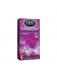 Презервативы с рёбрышками Domino Harmony - 6 шт. - Domino - купить с доставкой в Саранске