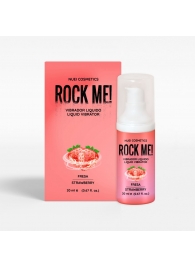 Жидкий вибратор Nuei Rock Me! с ароматом клубники - 20 мл. - Nuei cosmetics - купить с доставкой в Саранске