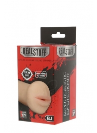 Нежный мастурбатор-ротик REALSTUFF 5INCH MASTURBATOR BJ - Dream Toys - в Саранске купить с доставкой