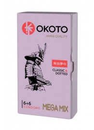 Презервативы OKOTO Mega Mix - 12 шт. - Sitabella - купить с доставкой в Саранске