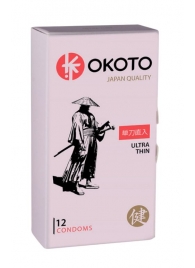 Тонкие презервативы OKOTO Ultra Thin - 12 шт. - Sitabella - купить с доставкой в Саранске