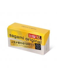 Презервативы увеличенного размера Sagami Original 0.02 XL-size - 12 шт. - Sagami - купить с доставкой в Саранске