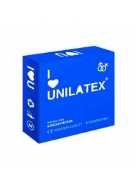 Классические презервативы Unilatex Natural Plain - 3 шт. - Unilatex - купить с доставкой в Саранске