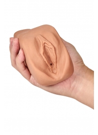 Маструбатор-вагина с вибрацией Soft   Wet Renata Realistic Tan Masturbator - Blush Novelties - в Саранске купить с доставкой
