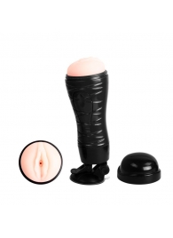 Мастурбатор-вагина Flora с присоской в основании - Baile - в Саранске купить с доставкой