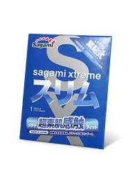 Презерватив Sagami Xtreme FEEL FIT 3D - 1 шт. - Sagami - купить с доставкой в Саранске