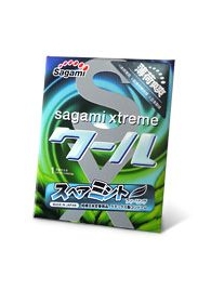 Презерватив Sagami Xtreme Mint с ароматом мяты - 1 шт. - Sagami - купить с доставкой в Саранске