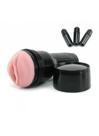 Мастурбатор-вагина Fleshlight - Vibro Pink Lady Touch с вибрацией - Fleshlight - в Саранске купить с доставкой