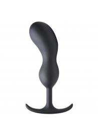 Черный массажер простаты с утяжелителями Premium Silicone Weighted Prostate Plug XL - 20,8 см. - XR Brands - в Саранске купить с доставкой
