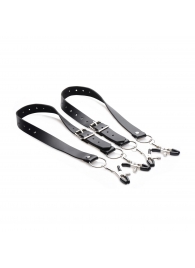 Ремни с зажимами для половых губ Spread Labia Spreader Straps with Clamps - XR Brands - купить с доставкой в Саранске