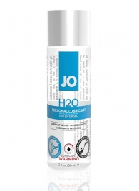 Возбуждающий лубрикант на водной основе JO Personal Lubricant H2O Warming - 60 мл. - System JO - купить с доставкой в Саранске