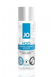 Охлаждающий лубрикант на водной основе JO Personal Lubricant H2O COOLING - 60 мл. - System JO - купить с доставкой в Саранске