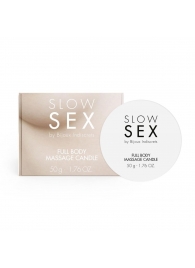 Массажная свеча для всего тела Slow Sex - 50 гр. - Bijoux Indiscrets - купить с доставкой в Саранске