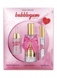 Набор средств для массажа и ласк Bubblegum Play Kit - Bijoux Indiscrets - купить с доставкой в Саранске