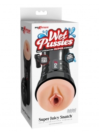 Мастурбатор-вагина в колбе Super Juicy Snatch - Pipedream - в Саранске купить с доставкой