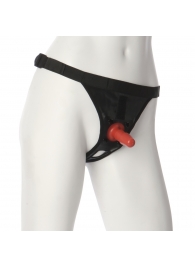 Трусики со штырьком для фиксации насадок Ultra Harness with Plug - Doc Johnson - купить с доставкой в Саранске