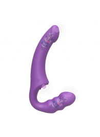 Фиолетовый безремневой страпон Straples Strap-On Dildo - Erokay - купить с доставкой в Саранске