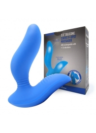 Синий вибромассажер простаты 3,5’’ Curve P-spot Massager - 12 см. - Erokay - в Саранске купить с доставкой