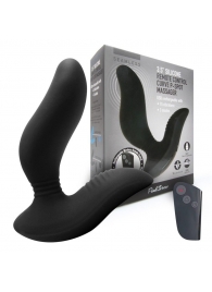 Черный вибромассажер простаты 3,5’’ Remote Control Curve P-spot Massager - 12 см. - Erokay - в Саранске купить с доставкой