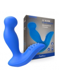 Синий вибромассажер простаты 3,5’’ P-spot Massager - 12,5 см. - Erokay - в Саранске купить с доставкой