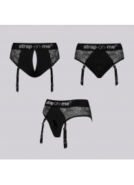 Трусики для фиксации насадок Strap-on-me Harness Lingerie Diva XS - Strap-on-me - купить с доставкой в Саранске
