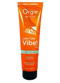 Гель с эффектом вибрации Lube Tube Vibe Low Sex On The Beach - 100 мл. - ORGIE - купить с доставкой в Саранске