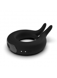 Черное эрекционное кольцо Marry Me Rechargeable Vibrating Cockring - Adrien Lastic - в Саранске купить с доставкой