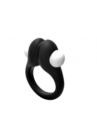 Черное эрекционное кольцо Zippy Vibrating Ring With Bullet - Adrien Lastic - в Саранске купить с доставкой