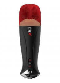 Мастурбатор-вагина в колбе с вибрацией Fuck-O-Matic Pro XL - Pipedream - в Саранске купить с доставкой