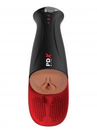 Мастурбатор-вагина в колбе с вибрацией Fuck-O-Matic Pro XL - Pipedream - в Саранске купить с доставкой