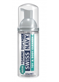 Очищающая пенка для игрушек и тела Toy   Body Cleaner Foamer - 47 мл. - Swiss navy - купить с доставкой в Саранске