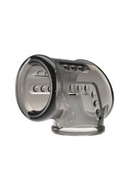 Дымчатая насадка на пенис и мошонку - Baile - в Саранске купить с доставкой