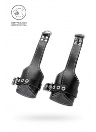 Черные подвесы с белой строчкой - Pecado - купить с доставкой в Саранске