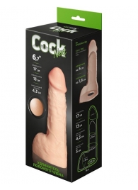 Телесный фаллоудлинитель с мошонкой Cock Next - 17 см. - LOVETOY (А-Полимер) - в Саранске купить с доставкой