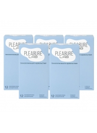Набор из 5 упаковок ультратонких презервативов Pleasure Lab (по 12 шт.) - Pleasure Lab - купить с доставкой в Саранске