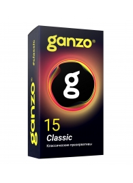 Классические презервативы с обильной смазкой Ganzo Classic - 15 шт. - Ganzo - купить с доставкой в Саранске
