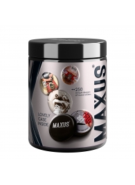 Черные утолщенные презервативы MAXUS Extra Strong с железным кейсом - 15 шт. - Maxus - купить с доставкой в Саранске