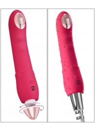 Малиновая насадка на душ с вибрацией Showers to orgasm - 20,1 см. - Orion - купить с доставкой в Саранске
