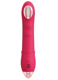 Малиновая насадка на душ с вибрацией Showers to orgasm - 20,1 см. - Orion - купить с доставкой в Саранске