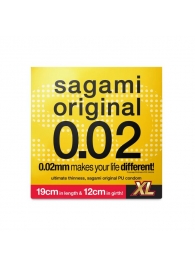 Презерватив увеличенного размера Sagami Original 0.02 XL-size - 1 шт. - Sagami - купить с доставкой в Саранске