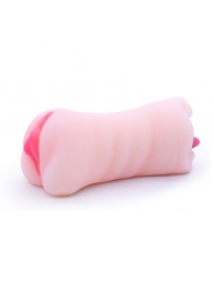 Телесный двусторонний мастурбатор - вагина и ротик - Boys of Toys - в Саранске купить с доставкой