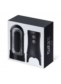 Набор Tenga Flip Zero Electronic Vibrotation: мастурбатор с вибрацией и устройство вращения - Tenga - в Саранске купить с доставкой