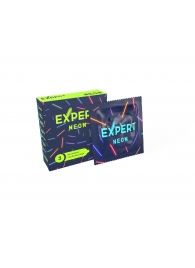 Светящиеся в темноте презервативы Expert Neon - 3 шт. - Expert - купить с доставкой в Саранске