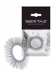 Круглое эрекционное кольцо с «ресничками» - Sextaz - в Саранске купить с доставкой