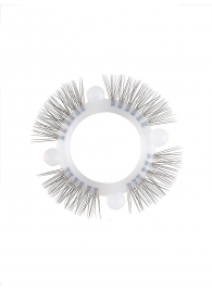 Эластичное кольцо с «ресничками» и 4 шариками - Sextaz - в Саранске купить с доставкой