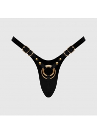 Черный пояс для фиксации насадок Strap-On-Me Leatherette Harness Fabulous - Strap-on-me - купить с доставкой в Саранске