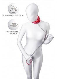 Красный ошейник с подкладкой из меха - ToyFa - купить с доставкой в Саранске
