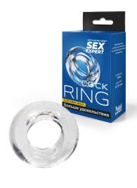Прозрачное эрекционное кольцо-бублик - Sex Expert - в Саранске купить с доставкой