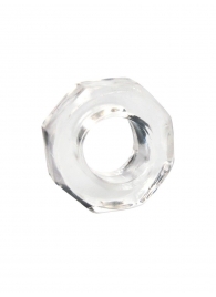 Прозрачное эрекционное кольцо в форме гайки - Sex Expert - в Саранске купить с доставкой